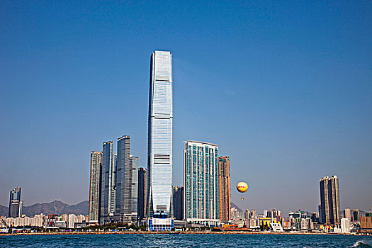 中国,香港,西部,九龙,国际贸易,中心,建筑