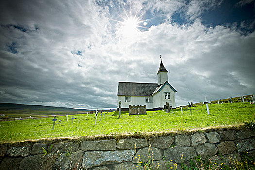 教堂,墓地,冰岛