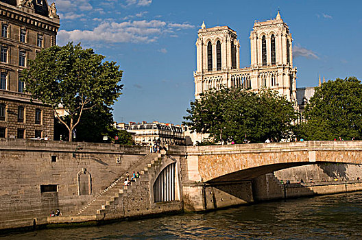 圣母大教堂,巴黎,法国,欧洲