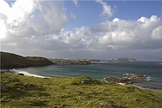 海边风景,苏格兰,岛