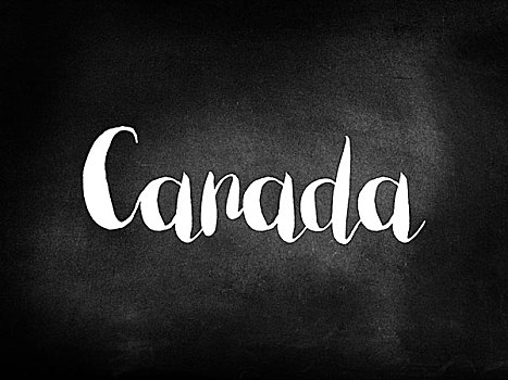 加拿大,书写,黑板