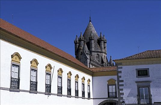 葡萄牙,钟楼,背影