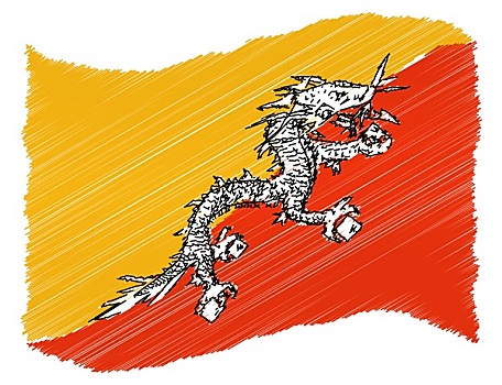 素描,不丹