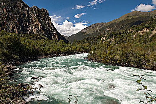 西藏林芝尼洋河第一大峡谷