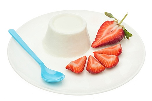 酸奶,草莓