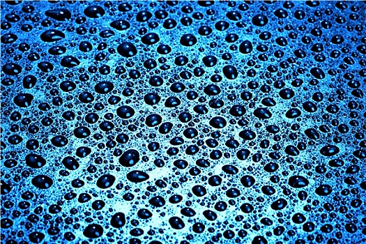 蓝色,抽象,水滴