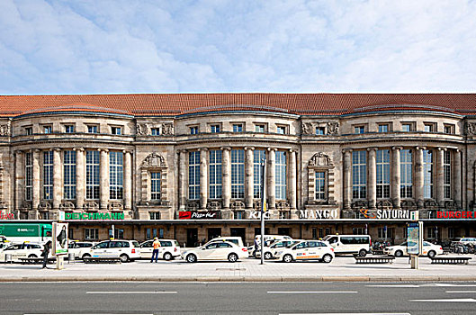 中心,铁路,车站,莱比锡,德国,欧洲