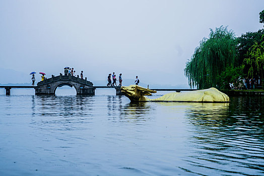 杭州西湖金牛