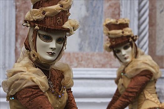 面具,服饰,狂欢,威尼斯,意大利,欧洲