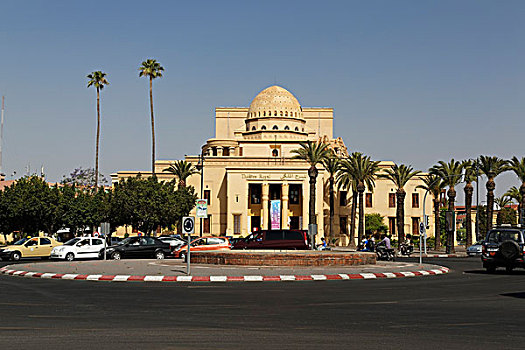 城市,剧院,玛拉喀什,摩洛哥,北非,非洲