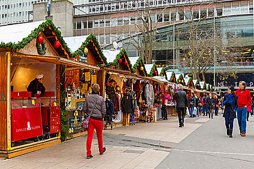 圣诞市场,蒙帕尔纳斯,巴黎