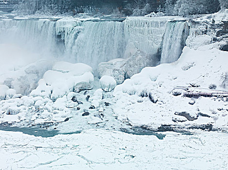 美洲瀑布,尼亚加拉瀑布,风景,加拿大,安大略省