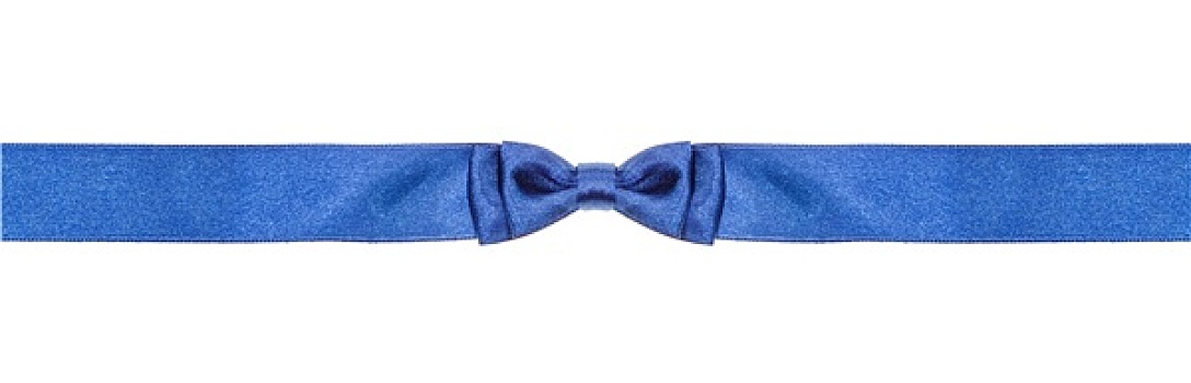 对称,蓝色,蝴蝶结,打结,狭窄,丝绸,丝带
