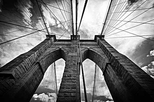 布鲁克林大桥,美国