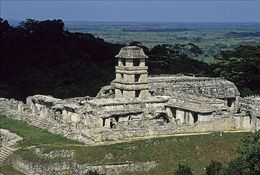 帕伦克,玛雅,考古挖掘,恰帕斯,墨西哥