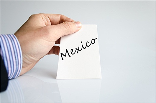 墨西哥,文字,概念