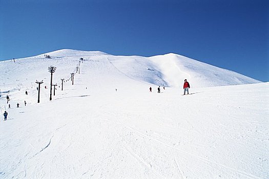 滑雪区