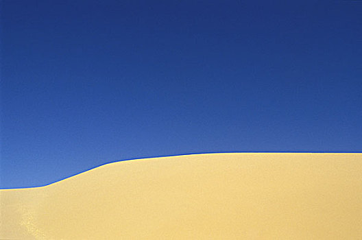 撒哈拉沙漠,蓝天