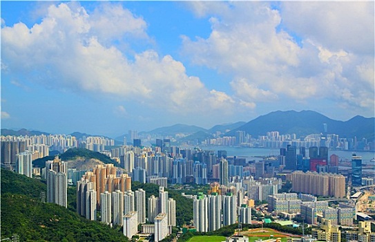 香港,城市,白天