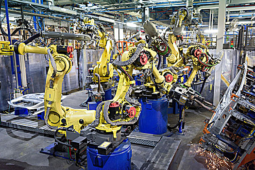 机器人,焊接,产品线,汽车厂