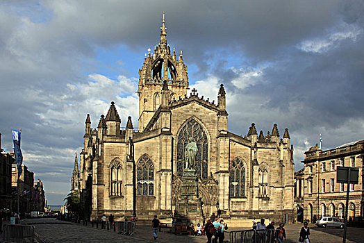 大教堂,爱丁堡,苏格兰,英国,欧洲