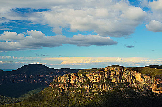 山谷,蓝山,蓝山国家公园,新南威尔士,澳大利亚