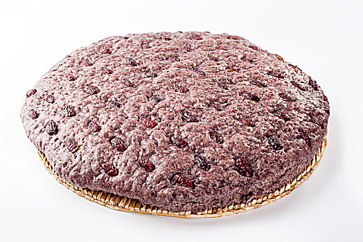 过年创意造型主食大枣紫米糕年糕