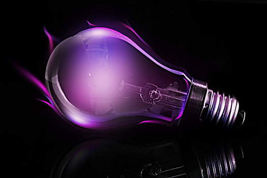 紫色,电灯泡,暗色