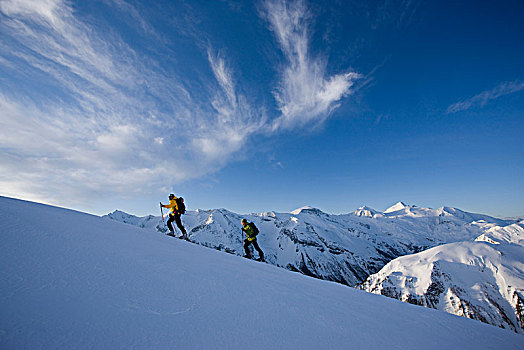滑雪,旅游,男式礼服,阿尔卑斯山,提洛尔,奥地利