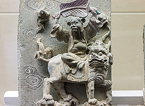 古代八仙石雕