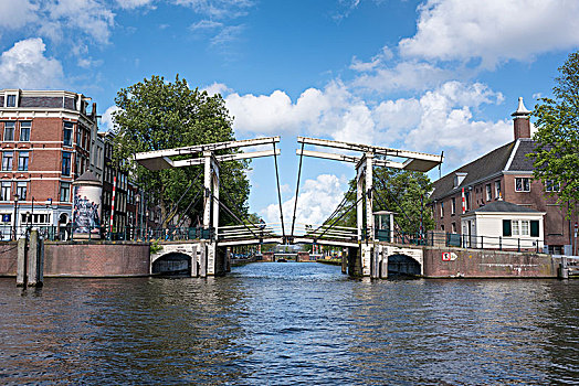 开合桥,沃尔特,阿姆斯特丹,北荷兰,荷兰