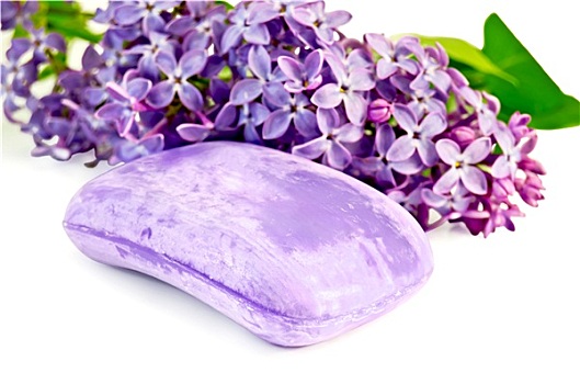 肥皂,紫罗兰,丁香