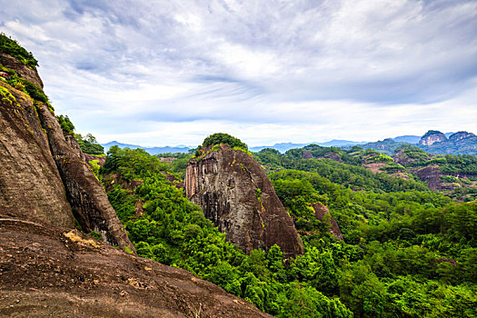 中国福建武夷山虎啸岩