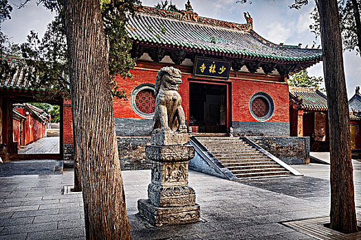 正門,少林寺,世界遺產,鄭州,河南,中國,亞洲
