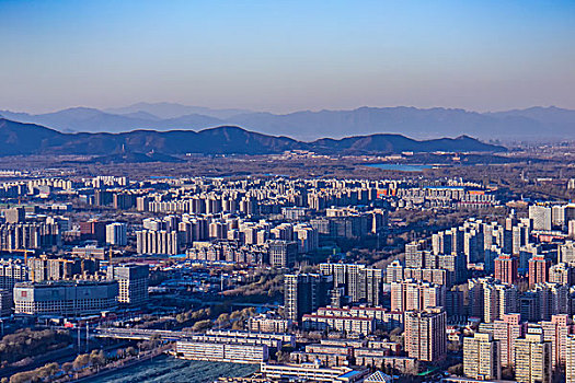鸟瞰北京