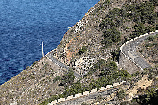 山路,海岸