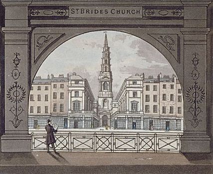 教堂,舰队街,拱道,伦敦