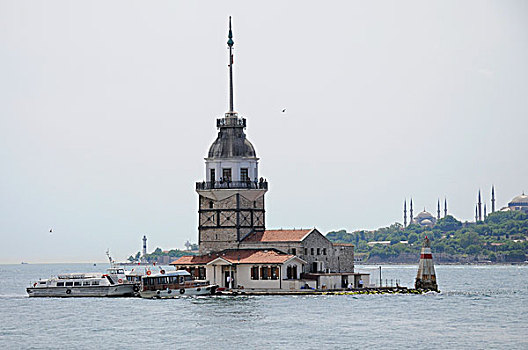 塔,博斯普鲁斯海峡,伊斯坦布尔,土耳其,小亚细亚