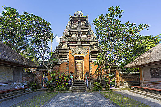 乌布,宫殿,巴厘岛,印度尼西亚
