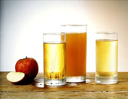 清晰,苹果汁,苹果,饮料