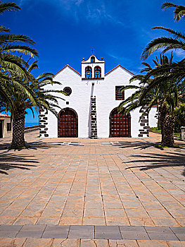 教堂,广场,圣多明各,帕尔玛,加纳利群岛,西班牙,欧洲