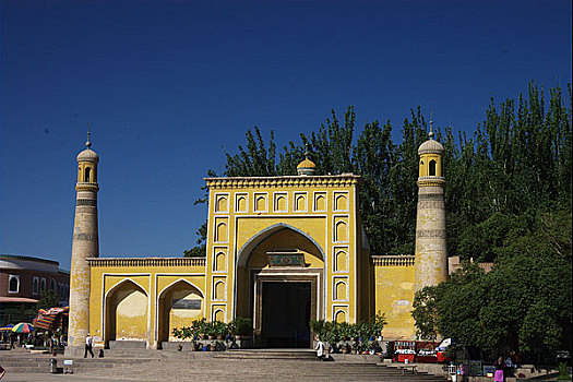 新疆喀什艾提尕尔清真寺大门