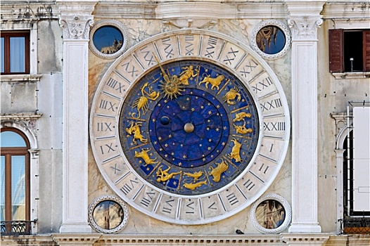 威尼斯,黄道十二宫,钟表