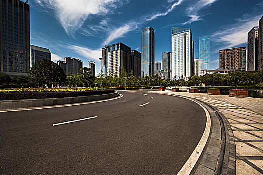 城市建筑与道路