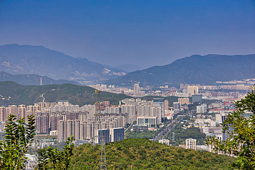 北京市门头沟区新城区全景