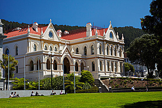 图书馆,国会大厦,惠灵顿,北岛,新西兰
