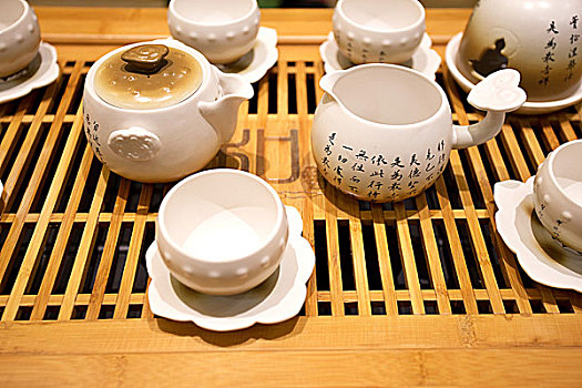古典,亚洲,茶具