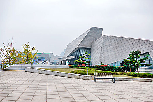 长沙滨江文化园建筑－长沙博物馆
