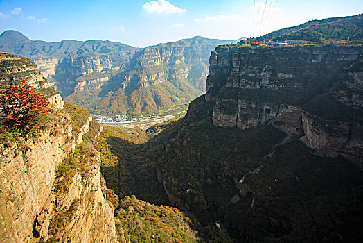 峡谷,公路,岩石