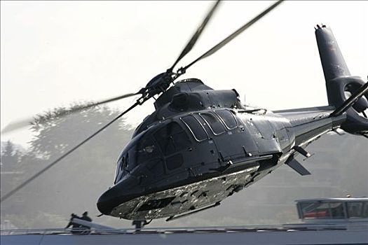 警察,直升飞机,欧洲直升机公司,欧盟,运输,德国